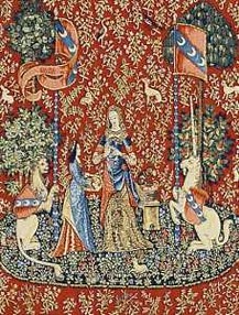 La Dame à la Licorne : l´Odorat (90 x 73 cm)